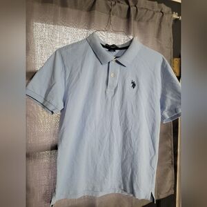 U.S. Polo Assn Short Sleeve Blue Polo Size XXL
